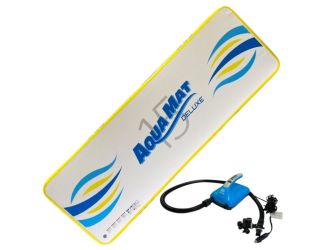 RAVE Sports - 15-Foot Aqua Mat Deluxe w/Rapid, Dual-Stage 12VDC Inflator/Deflator