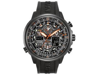 Mens Navihawk A-T Eco-Drive Multi Dial Black Watch
