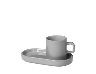 PILAR - Espresso Cups with Tray Set of 2