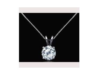 Silver "Dream Necklace" with cubic zirconia - 2.00 total carat weight