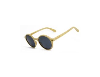 Sonny  Bamboo, Round Wooden Sunglasses