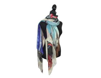 Igasho Beach Scene Scarf