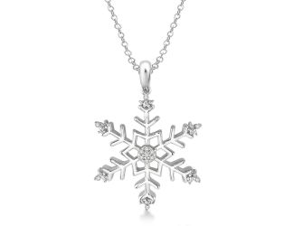 Diamond Snowflake Necklace