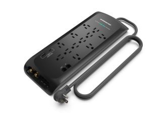 Monster Power Strip/Surge Protector 6 Ft - Black