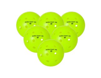 Dura Outdoor Neon Green Pickleballs 6 pack