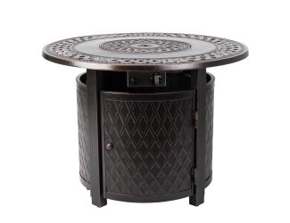 Wagner Round Aluminum LPG Fire Pit Table