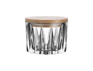 Sarek bowl with wood lid