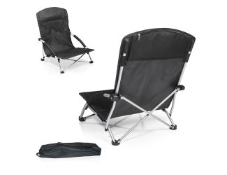 2 Tranquility Beach Chairs w/ Carry Bag Black