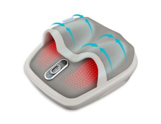 Shiatsu Air Max Foot Massager w/ Heat Gray
