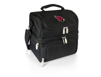 Arizona Cardinals - Pranzo Lunch Bag Cooler with Utensils, (Black)