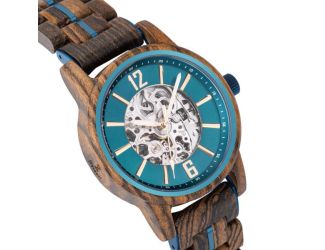 Nautilus  Zebrawood Automatic Wooden Watch