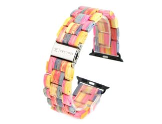 Fruitloops Apple Watch Bands (smaller models) Wooden Apple Watch Bands, Multi-Color