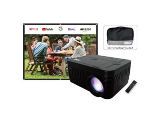 Naxa Home Theater LCD Projector Combo with Built-In DVD Player