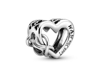 Heart and Infinity Charm
