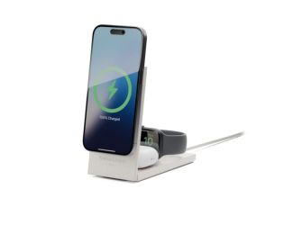 Rise 3-in-1 Qi2 Magnetic Wireless Charger Sandstone