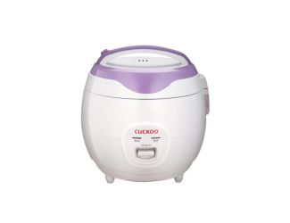 Basic Rice Cooker-Violet & White/6 cup