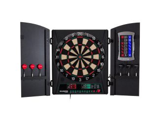 Bullshooter - Cricket Maxx 1.0 Electronic Dartboard Cabinet Set