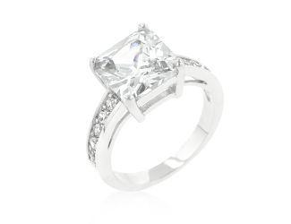 Classic Princess Cut Engagement Ring