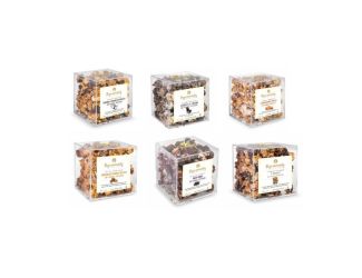 Popinsanity 6pk Popcorn in 4x4x4 Acrylic Gift Box - 6 Flavors