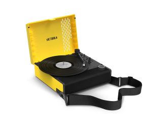 Victrola Revolution GO Portable Record Player in Yellow