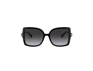 Valentino Garavani Black Studded Acetate and Titanium Sunglasses Size 56