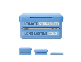 Snap N Go 55qt Collapsible Cooler Blue Sky