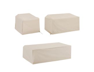3-Piece Furniture Cover Set (Loveseat, Chair, Coffee Table)