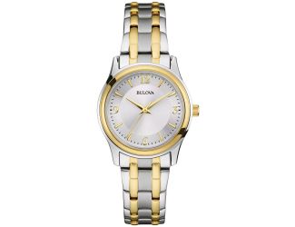 Ladies' Corporate Collection Two-Tone Stainless Steel Watch Silver Dial