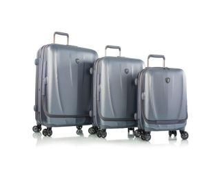 Heys Luggage Vantage Smart Access 100% PC 3pc Luggage Set  - Slate Blue