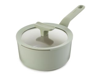 Leo Balance 7" Alum NS Covered Saucepan, Sage, 2.11Qt