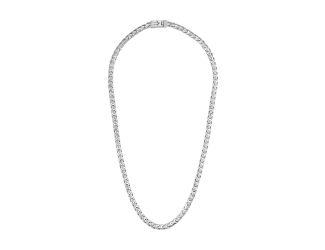 Link 6MM 22" Stainless Steel Necklace - Silver