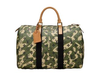 Louis Vuitton x Takashi Murakami Monogramouflage Speedy 35 Duffle Handbag