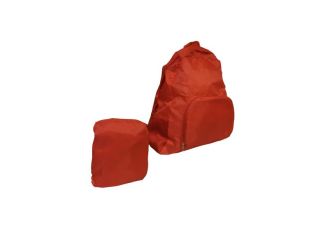 Fold Away Backpack in Red