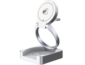 3-in-1 Wireless Foldable Charging Dock - White