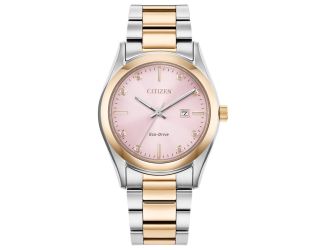 Citizen Ladies' Sport Luxury Stainless Steel Bracelet watch, Pink dial