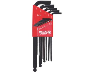 BALL HEX KEY 13PC .050-3/8"