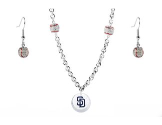 Baseball Set Padres Necklace Exclusive