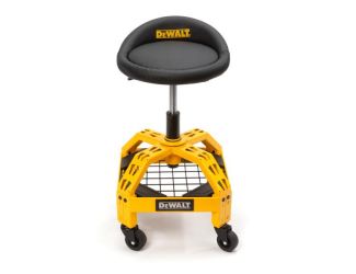 Adjustable Swivel Shop Stool with Casters