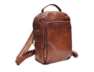 Zurich Leather Backpack Cognac