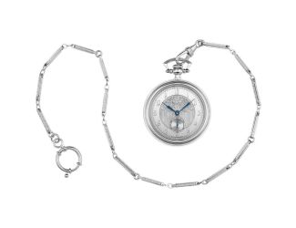 Men's Pocket Watch  Chain watch, Silver-Tone dial