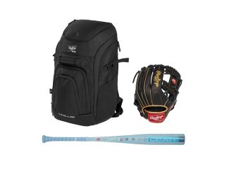 Rawlings & Easton - Baseball Glove, Bat, & Bag