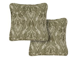 Set of 2 Medallion Indoor/Outdoor Throw Pillows in Vintage Meadow