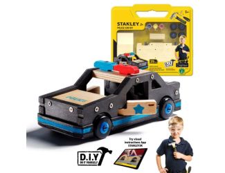 Stanley Jr. Wooden Police Car DIY Kit