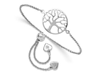 Sterling Silver Tree of Life Adjustable Bracelet