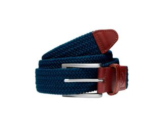 Puma Braided Weave Golf Belt - Deep Navy/L/XL