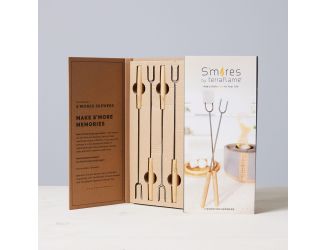 TerraFlame Set of 4 - Bamboo handle Smores Skewers