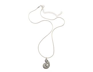Paisley Crystal Black & White Necklace