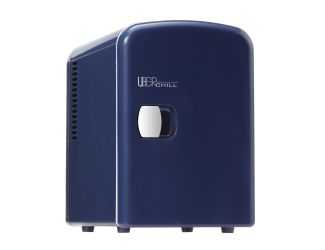Uber Chill 6 Can Mini Fridge Blue