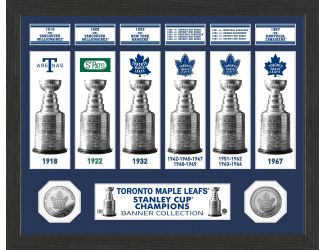 Toronto Maple Leafs Stanley Cup Banner Collection Photo Mint
