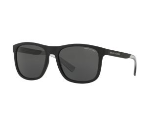 Men's Square Sunglasses - Matte Black/Grey